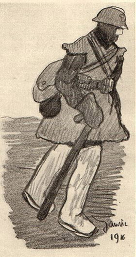 January 1916 by Jean Galtier-Bossiere