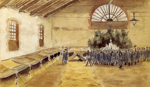 First mass of Lahorgue, 28 Vovember 1915 by Ernest Gabard