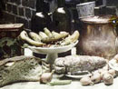 An example of typical poilu food: bread, vegetables, sausage and cheese, coffee, wine and tobacco.