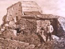 A captured German blockhouse, now occupied by French soldiers.