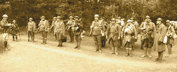 The Tommies and Poilus that fell in side by side in the trenches, Battle of the Somme event, October 2006.