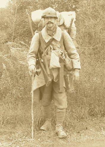 Sgt. Contamine, Battle of the Somme event, October 2006.