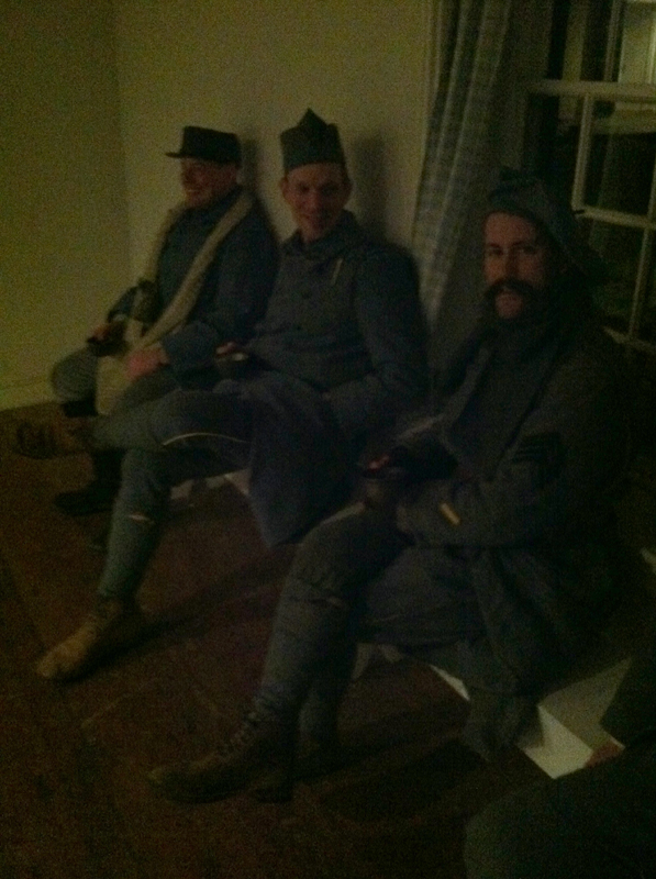 Swapping stories at Fort Mifflin, March 2013.