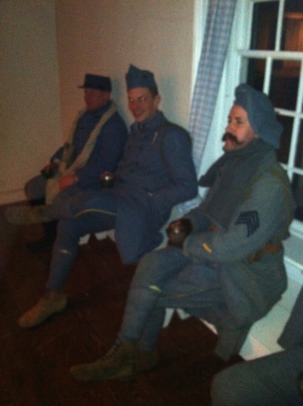 Swapping stories at Fort Mifflin, March 2013.
