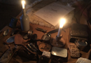 A display of original personal items of the soldier, Fort Mifflin 2015.