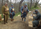 Soldiers receiving pay. Newville,  April 2013.